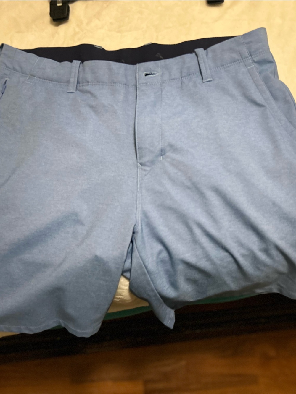 Tommy Bahama Light Blue Flat Front Men's Shorts